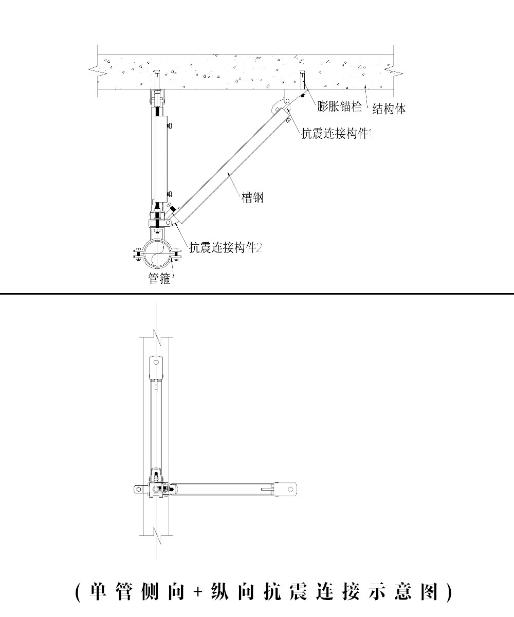 抗震支架设计基本要求与示意图插图(13)