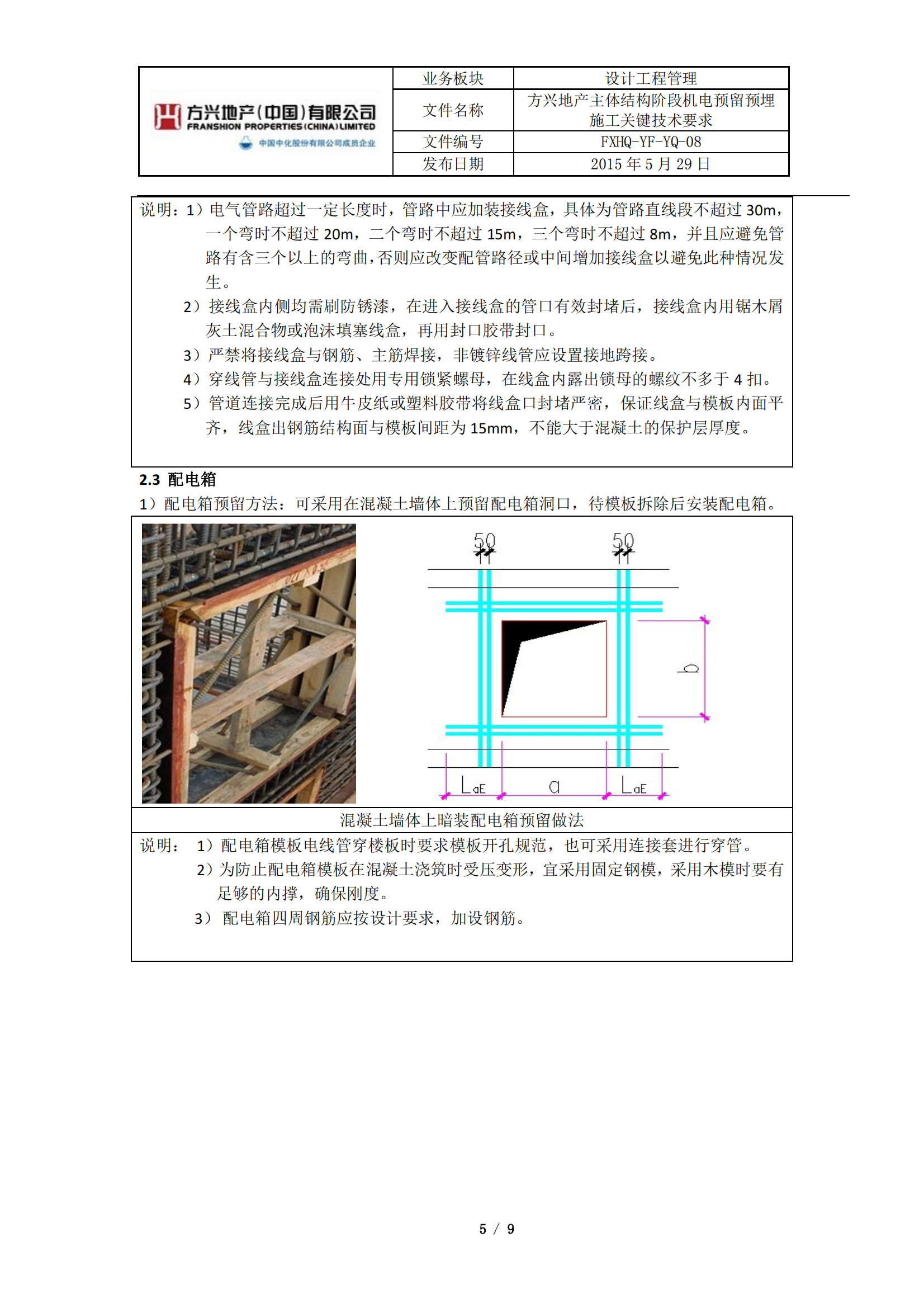 知名地产机电预留预埋施工关键技术要求插图(5)